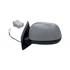 Primed convex electric left mirror