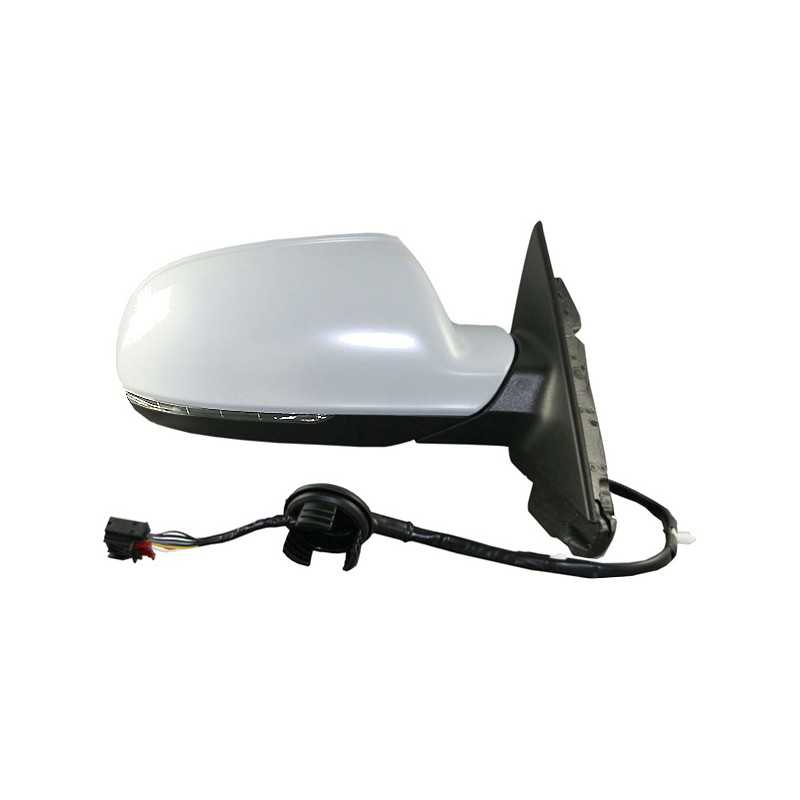 Intermittent primed thermal convex electric right mirror