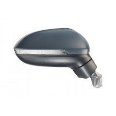 Intermittent primed thermal convex electric right mirror