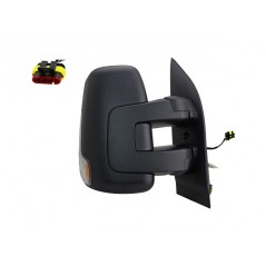 Short Arm Flashing Convex Manual Right Mirror