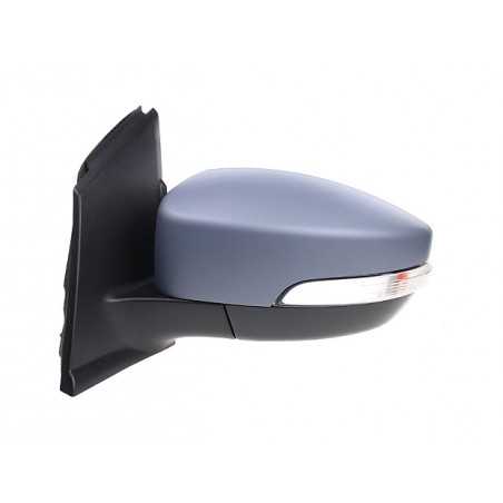 Left mirror electric aspherical thermal primed folding intermittent floor light