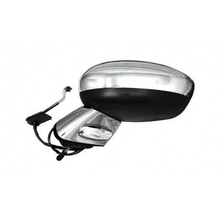 Left mirror electric convex flashing chrome chrome base