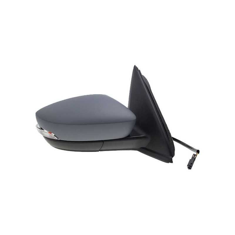 Intermittent primed thermal convex electric right mirror