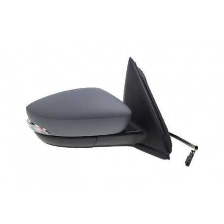 Intermittent primed thermal convex electric right mirror