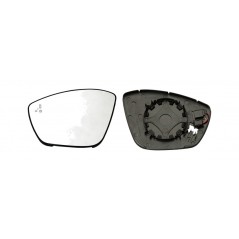 IPARLUX Recambio cristal espejo retrovisor con base izquierdo convexo termico side 31057101