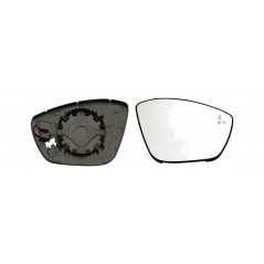 IPARLUX Recambio cristal espejo retrovisor con base derecho convexo termico side 31057102