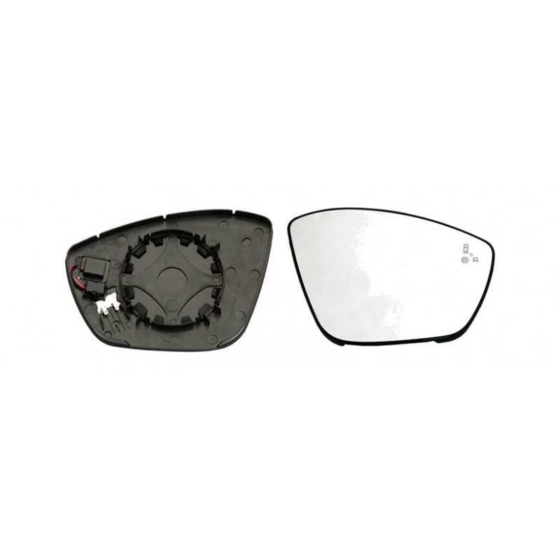 IPARLUX Recambio cristal espejo retrovisor con base derecho convexo termico side 31057102