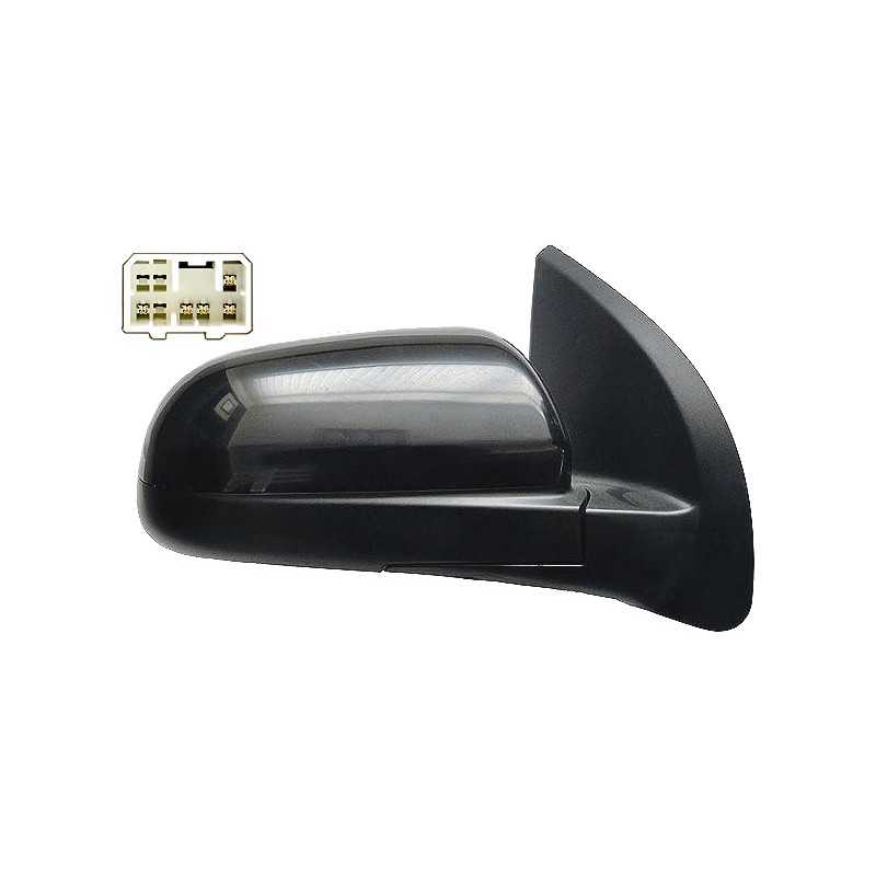 Thermal convex electric right mirror