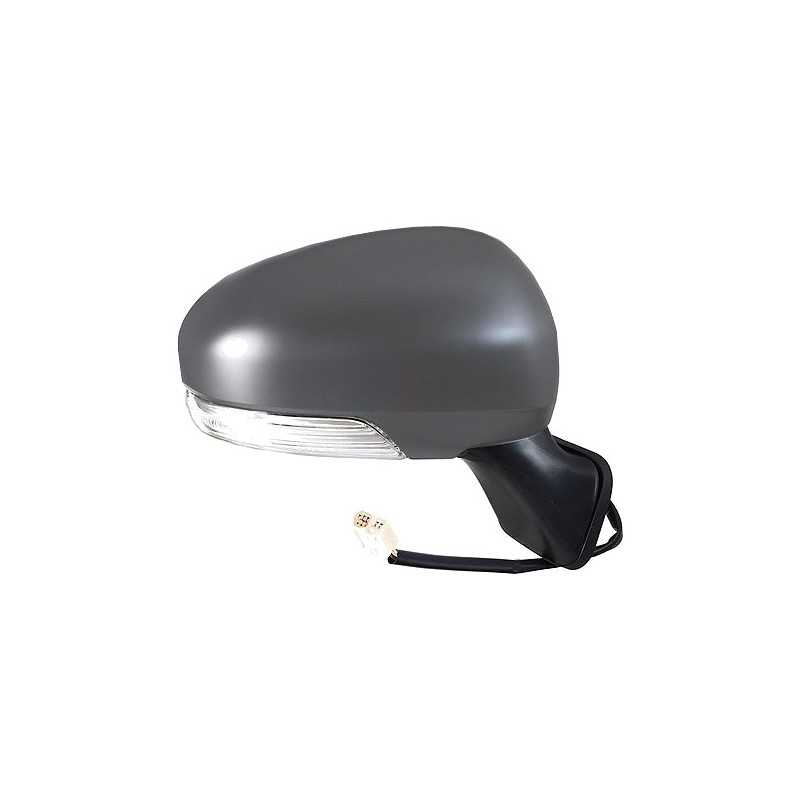 Intermittent primed thermal aspherical electric right mirror