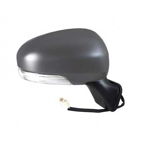 Intermittent primed thermal aspherical electric right mirror