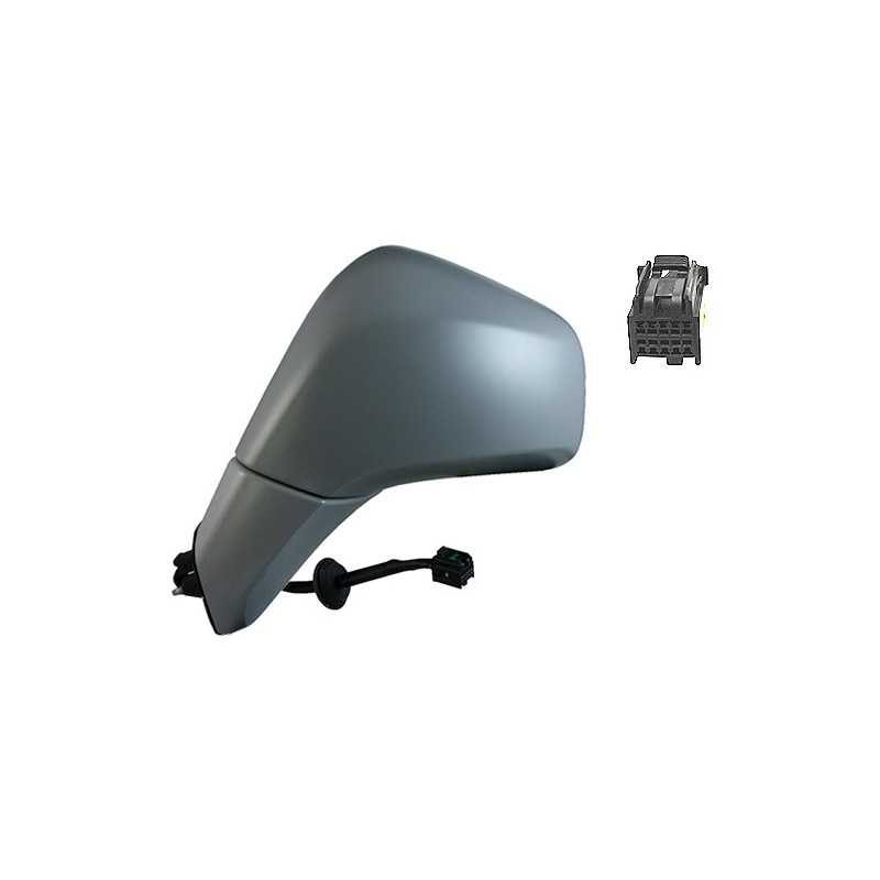 Left mirror electric aspherical thermal primed folding base