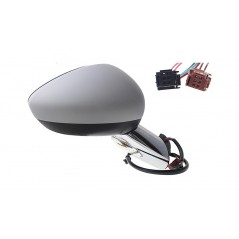Right mirror electric convex thermal primed intermittent chrome base probe