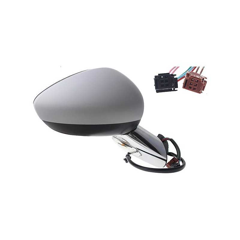 Right mirror electric convex thermal primed intermittent chrome base probe