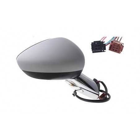 Right mirror electric convex thermal primed intermittent chrome base probe