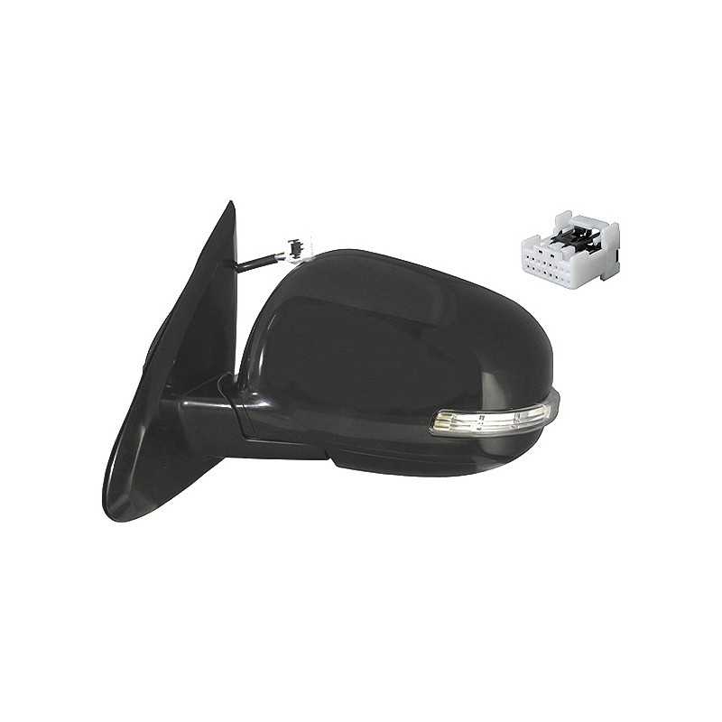 Left mirror electric convex thermal intermittent primed folding