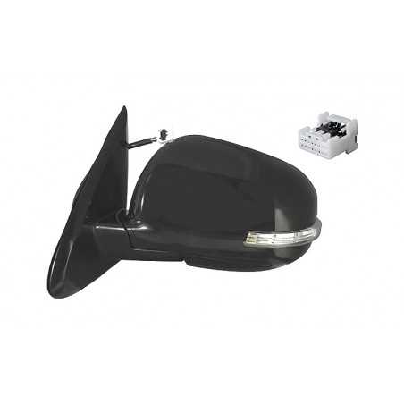 Left mirror electric convex thermal intermittent primed folding