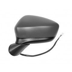 Intermittent primed thermal aspherical electric left mirror