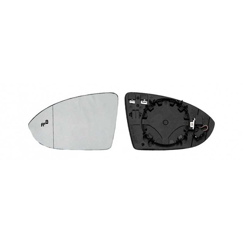 IPARLUX Recambio cristal espejo retrovisor con base izquierdo asférico termico side 31911101