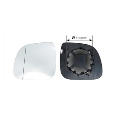 IPARLUX Recambio cristal espejo retrovisor con base izquierdo asférico 31914701