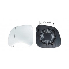 IPARLUX Recambio cristal espejo retrovisor con base izquierdo asférico termico 31914711