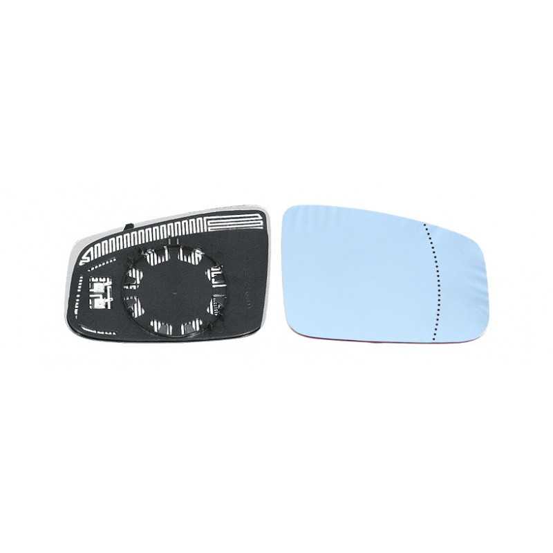 IPARLUX Recambio cristal espejo retrovisor con base derecho convexo azul termico 31807312