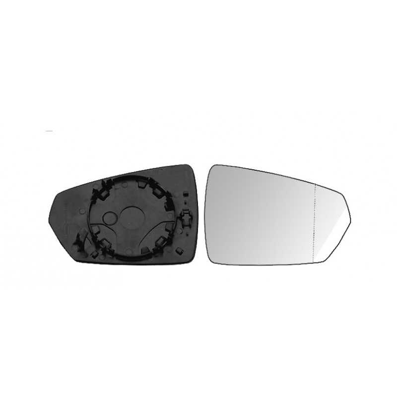 IPARLUX Recambio cristal espejo retrovisor con base derecho convexo 31340402