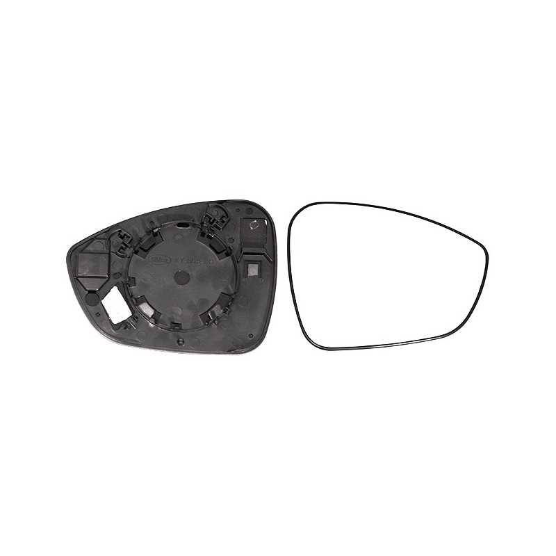 IPARLUX Recambio cristal espejo retrovisor con base derecho convexo termico 31227702