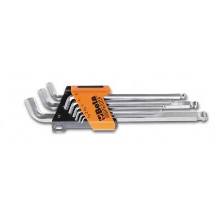 juego llaves allen cabeza esferica con soporte (96 bpa/sc9)