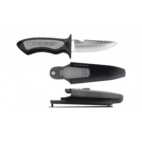 cuchillo buceo punta plana grip