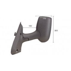 Full rear view mirror left