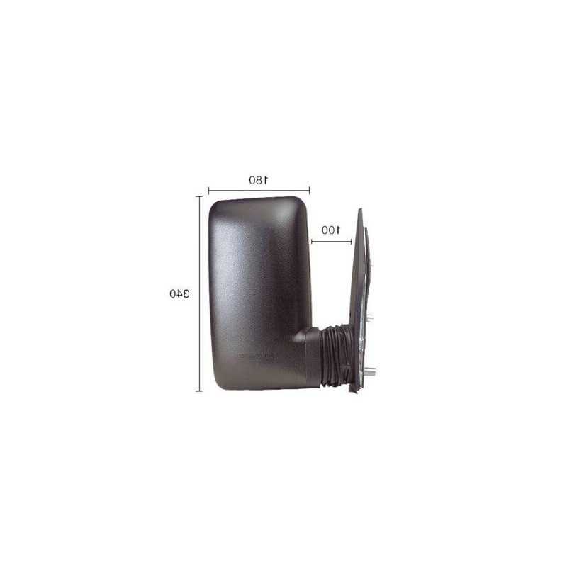 IPARLUX Espejo Retrovisor Completo Derecho con Ángulo Muerto - Brazo Corto 340x180mm 21421112
