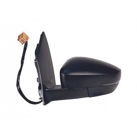 Complete left rearview mirror with flashing