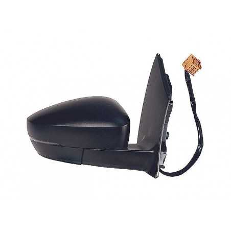 Complete rear view mirror with flashing