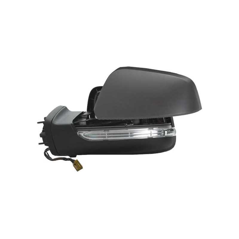 Complete left rearview mirror flashing