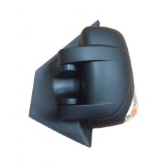 Complete left rearview mirror with flashing