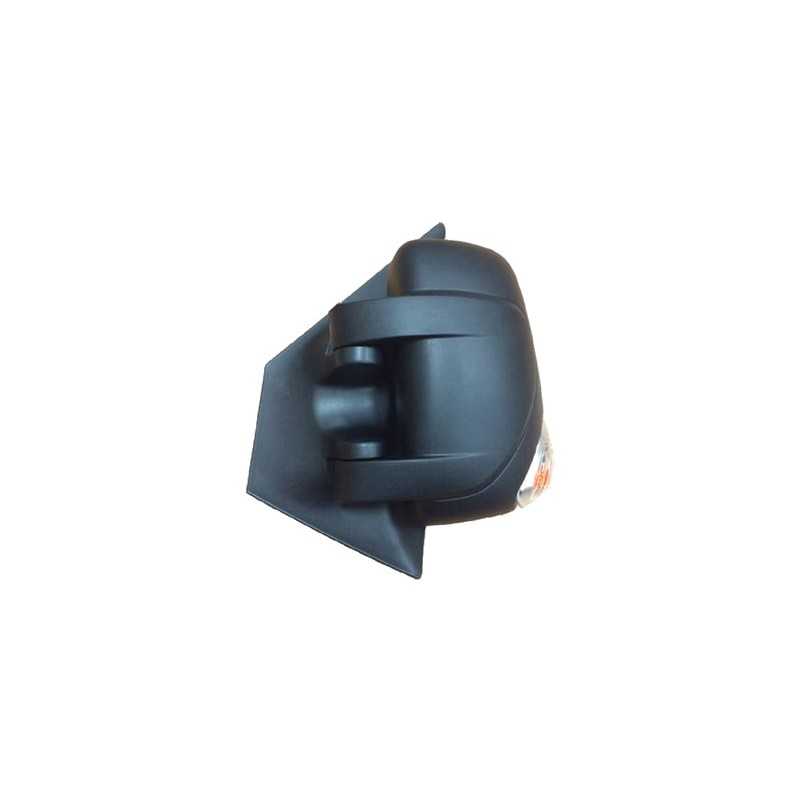 Complete left rearview mirror with flashing