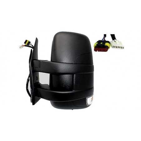 Complete left rearview mirror flashing