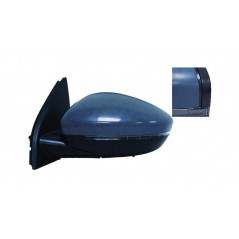 Complete left rearview mirror flashing