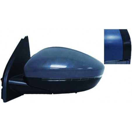 Complete left rearview mirror flashing