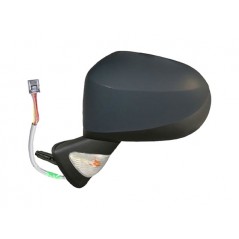 Complete left rearview mirror with flashing