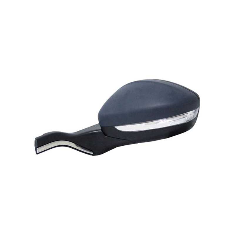 Complete left rearview mirror with flashing