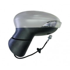 Complete left rearview mirror with flashing