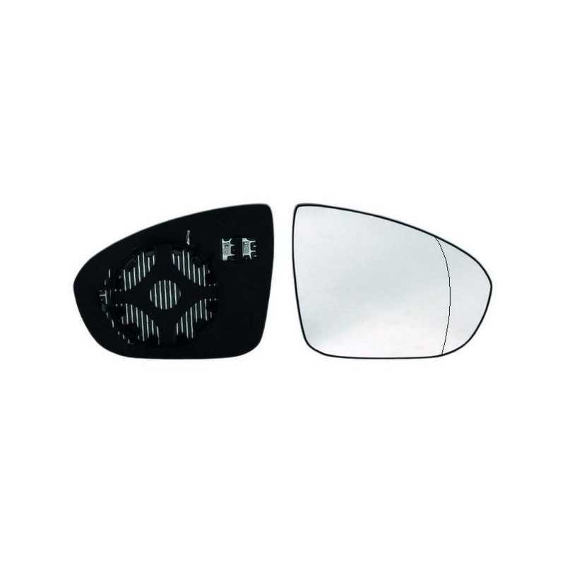 Glass rear mirrow replacement with base right