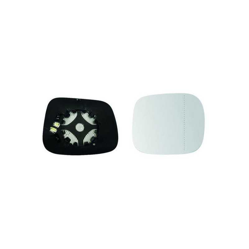 Glass rear mirrow replacement with base right
