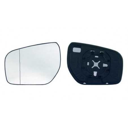 Glass rear mirrow replacement with base left