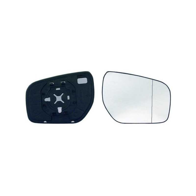 Glass rear mirrow replacement with base right