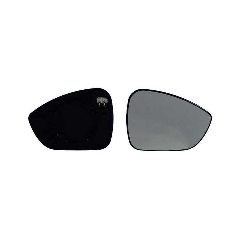 Glass rear mirrow replacement with base right