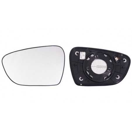 Glass rear mirrow replacement with base left