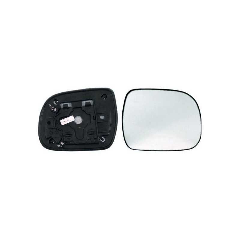 Glass rear mirrow replacement with base right