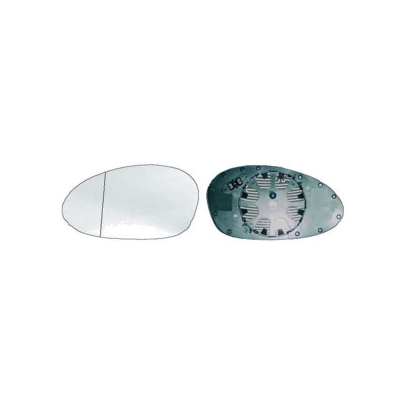 Glass rear mirrow replacement with base left